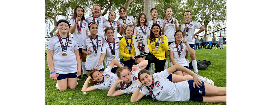 AYSO United G2010 Winter League Champs!
